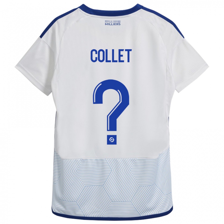 Mujer Camiseta Arthur Tirard Collet #0 Blanco 2ª Equipación 2023/24 La Camisa México