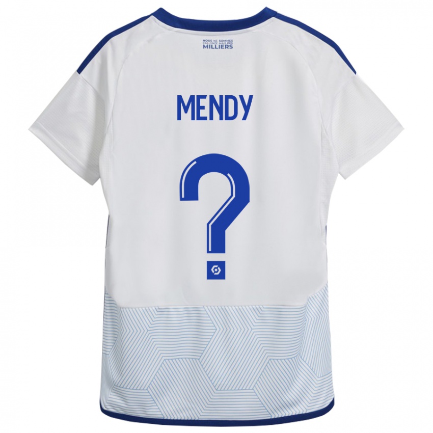 Mujer Camiseta François Mendy #0 Blanco 2ª Equipación 2023/24 La Camisa México