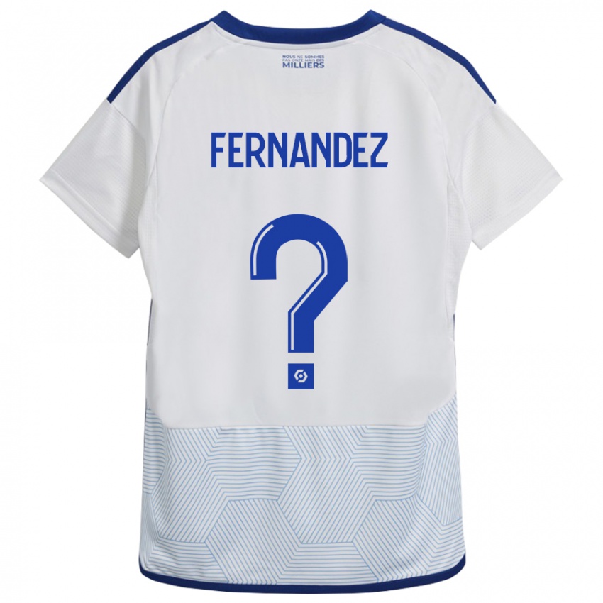 Mujer Camiseta Elies Araar Fernandez #0 Blanco 2ª Equipación 2023/24 La Camisa México