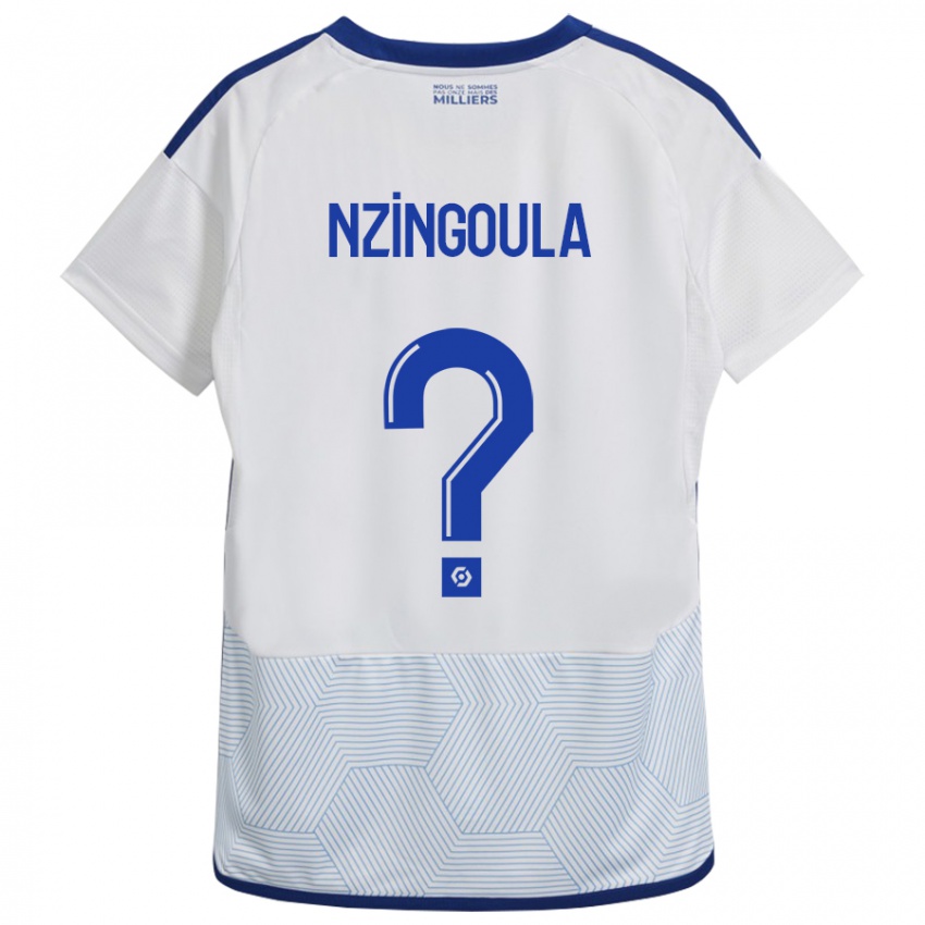 Mujer Camiseta Rabby Nzingoula #0 Blanco 2ª Equipación 2023/24 La Camisa México