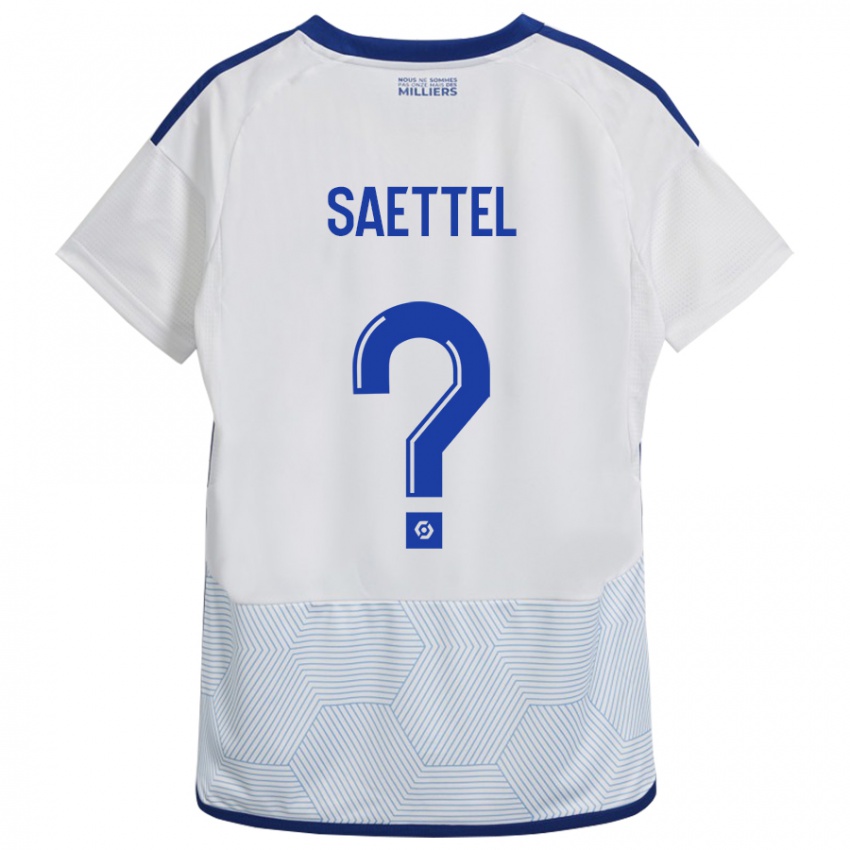 Mujer Camiseta Tom Saettel #0 Blanco 2ª Equipación 2023/24 La Camisa México