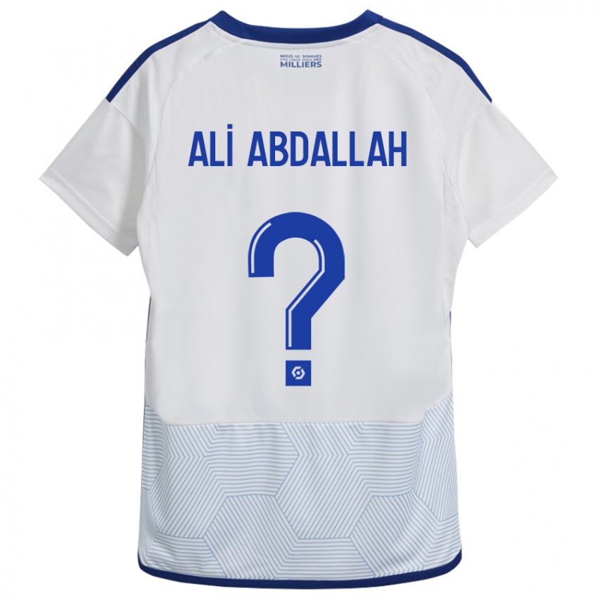 Mujer Camiseta Aboubacar Ali Abdallah #0 Blanco 2ª Equipación 2023/24 La Camisa México