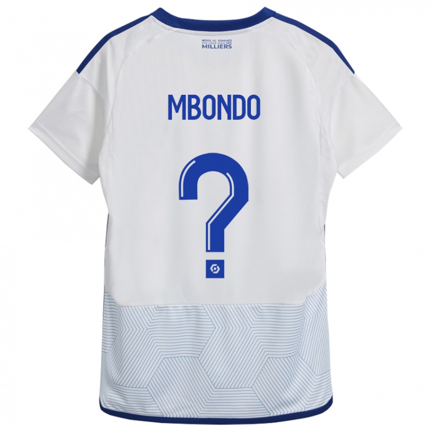 Mujer Camiseta Fredy André Mbondo #0 Blanco 2ª Equipación 2023/24 La Camisa México