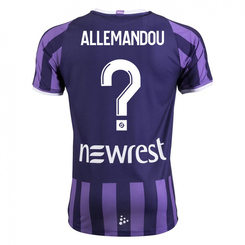 Mujer Camiseta Teddy Allemandou #0 Morado 2ª Equipación 2023/24 La Camisa México