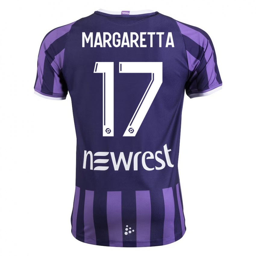 Mujer Camiseta Jessica Margaretta #17 Morado 2ª Equipación 2023/24 La Camisa México