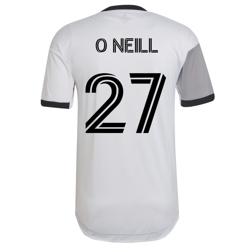 Mujer Camiseta Shane O'neill #27 Blanco 2ª Equipación 2023/24 La Camisa México
