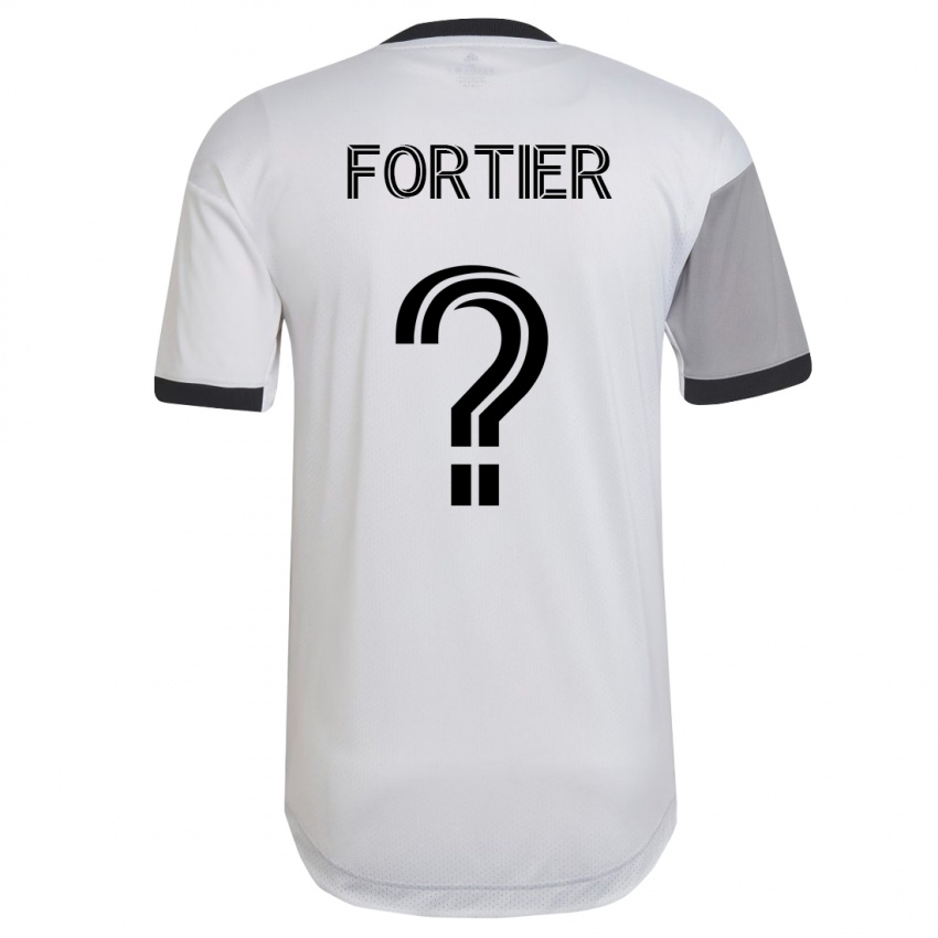 Mujer Camiseta Tim Fortier #0 Blanco 2ª Equipación 2023/24 La Camisa México