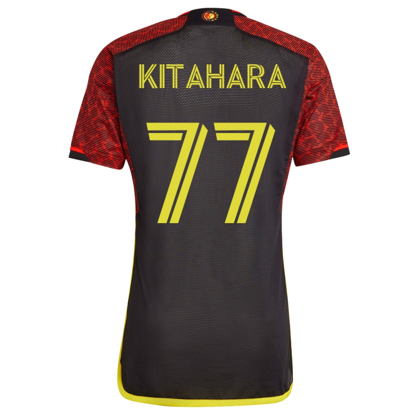 Mujer Camiseta Sota Kitahara #77 Naranja 2ª Equipación 2023/24 La Camisa México
