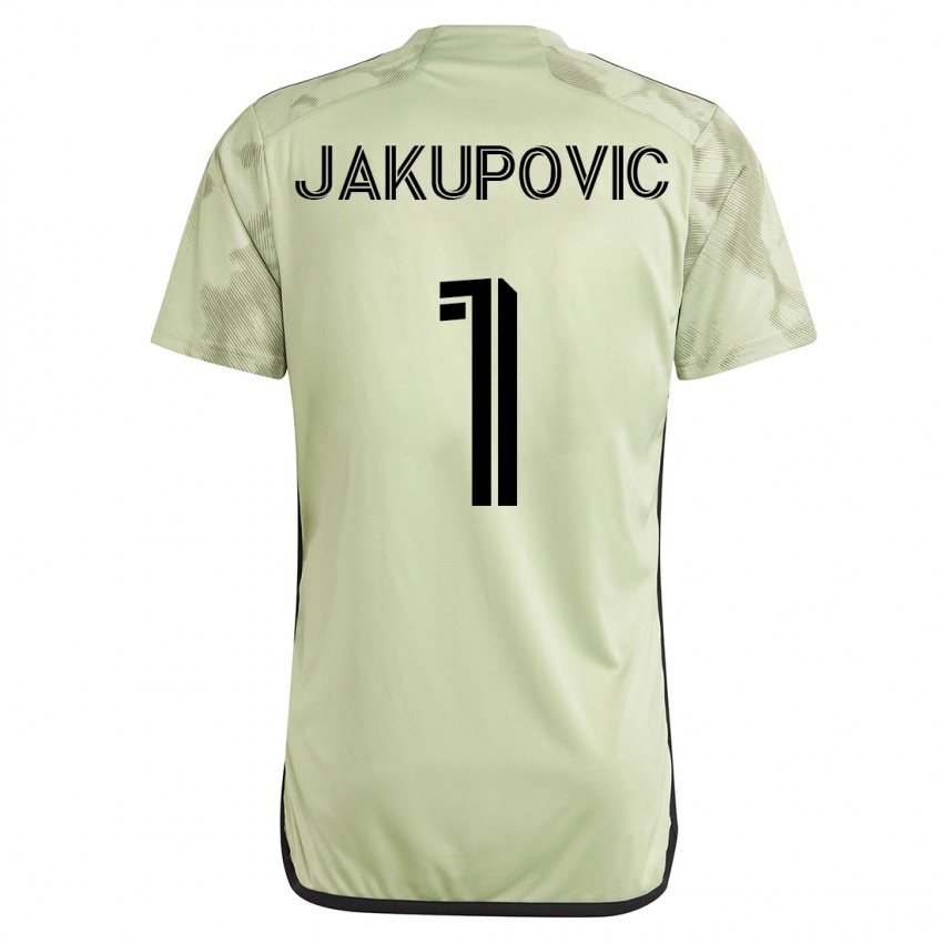 Mujer Camiseta Eldin Jakupovic #1 Verde 2ª Equipación 2023/24 La Camisa México