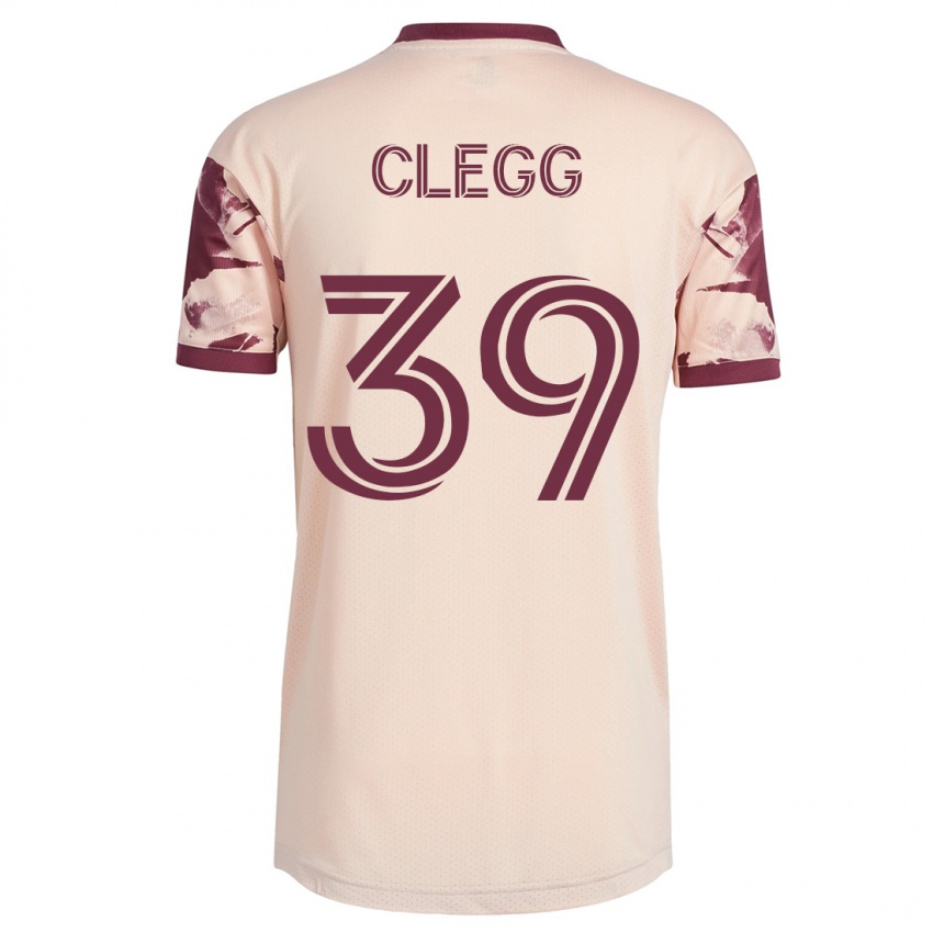 Mujer Camiseta Tyler Clegg #39 Blanquecino 2ª Equipación 2023/24 La Camisa México