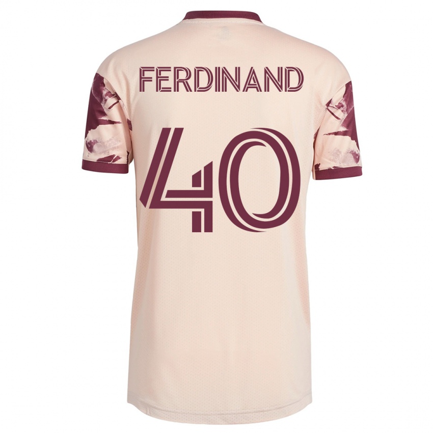 Mujer Camiseta Keesean Ferdinand #40 Blanquecino 2ª Equipación 2023/24 La Camisa México