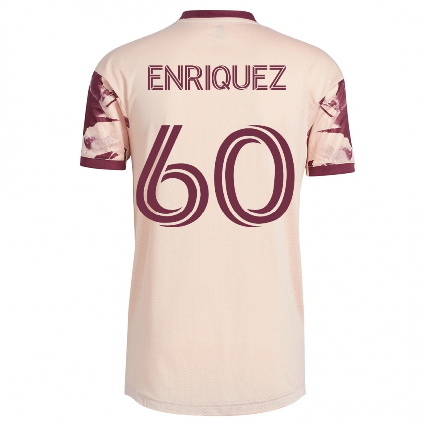 Mujer Camiseta Victor Enriquez #60 Blanquecino 2ª Equipación 2023/24 La Camisa México