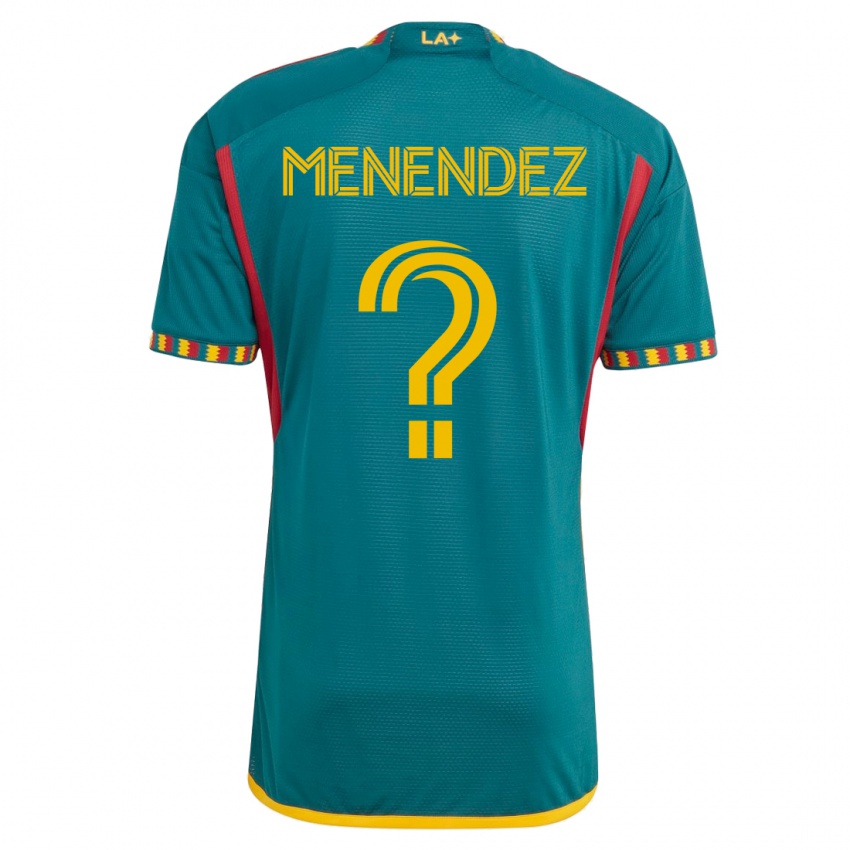 Mujer Camiseta Alexsander Menendez #0 Verde 2ª Equipación 2023/24 La Camisa México