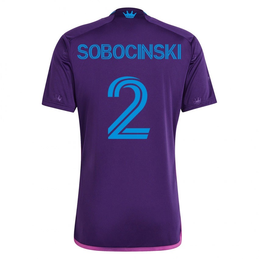 Mujer Camiseta Jan Sobocinski #2 Violeta 2ª Equipación 2023/24 La Camisa México