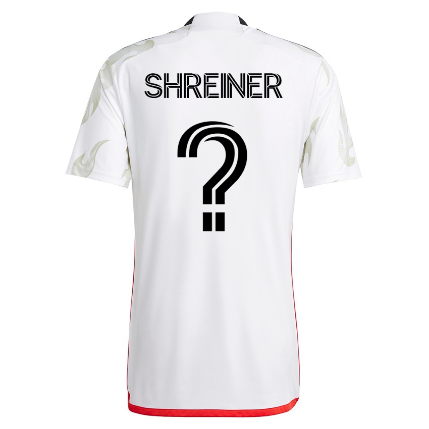 Mujer Camiseta Luke Shreiner #0 Blanco 2ª Equipación 2023/24 La Camisa México