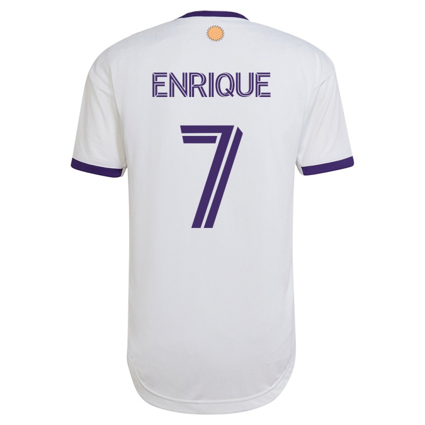 Mujer Camiseta Ramiro Enrique #7 Blanco 2ª Equipación 2023/24 La Camisa México