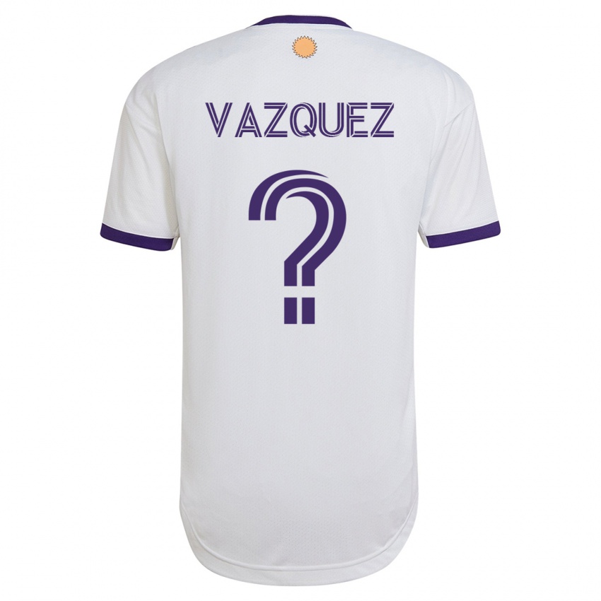 Mujer Camiseta Daniel Vazquez #0 Blanco 2ª Equipación 2023/24 La Camisa México