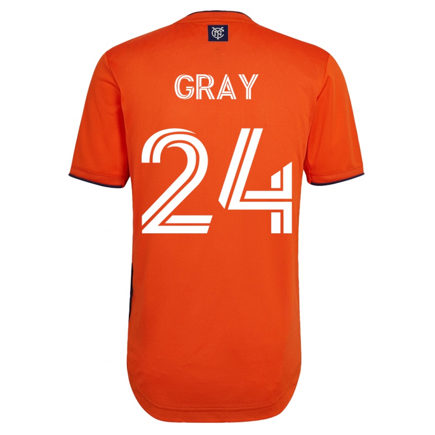 Mujer Camiseta Tayvon Gray #24 Negro 2ª Equipación 2023/24 La Camisa México