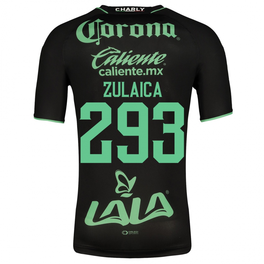 Mujer Camiseta José Zulaica #293 Negro 2ª Equipación 2023/24 La Camisa México