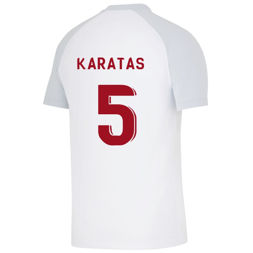 Mujer Camiseta Eda Karataş #5 Blanco 2ª Equipación 2023/24 La Camisa México