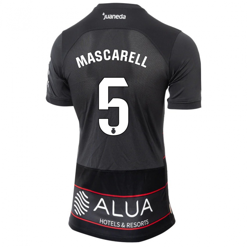 Mujer Camiseta Omar Mascarell #5 Negro 2ª Equipación 2023/24 La Camisa México