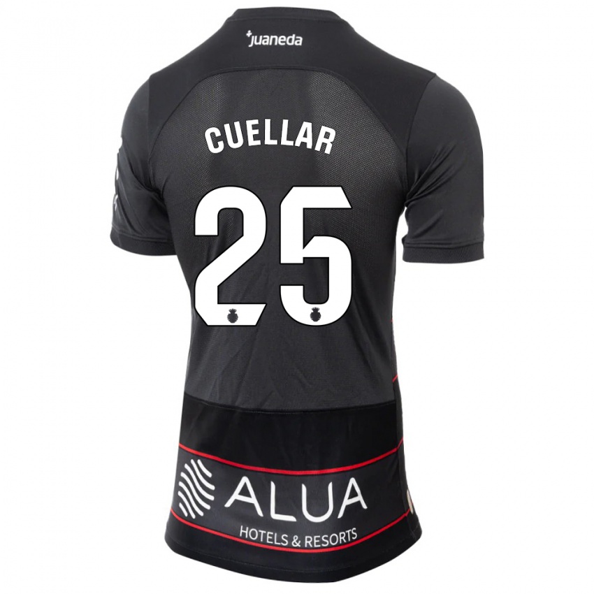 Mujer Camiseta Iván Cuéllar #25 Negro 2ª Equipación 2023/24 La Camisa México