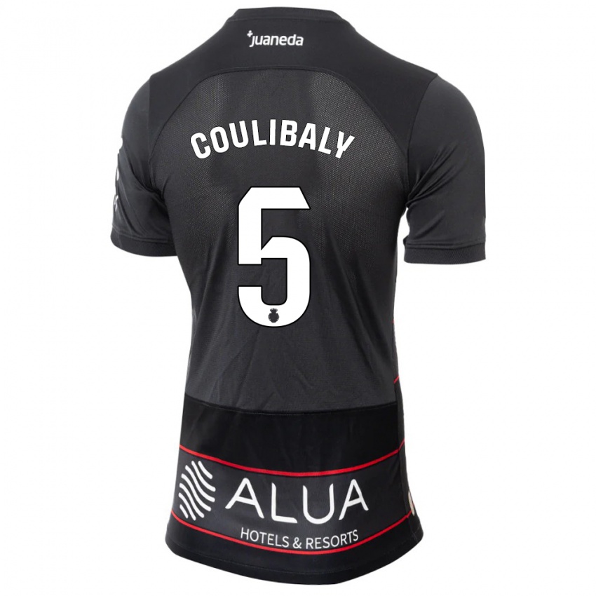 Mujer Camiseta Habib Anas Coulibaly #5 Negro 2ª Equipación 2023/24 La Camisa México