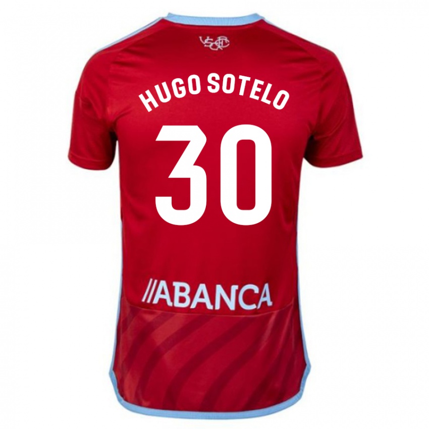 Mujer Camiseta Hugo Sotelo #30 Rojo 2ª Equipación 2023/24 La Camisa México