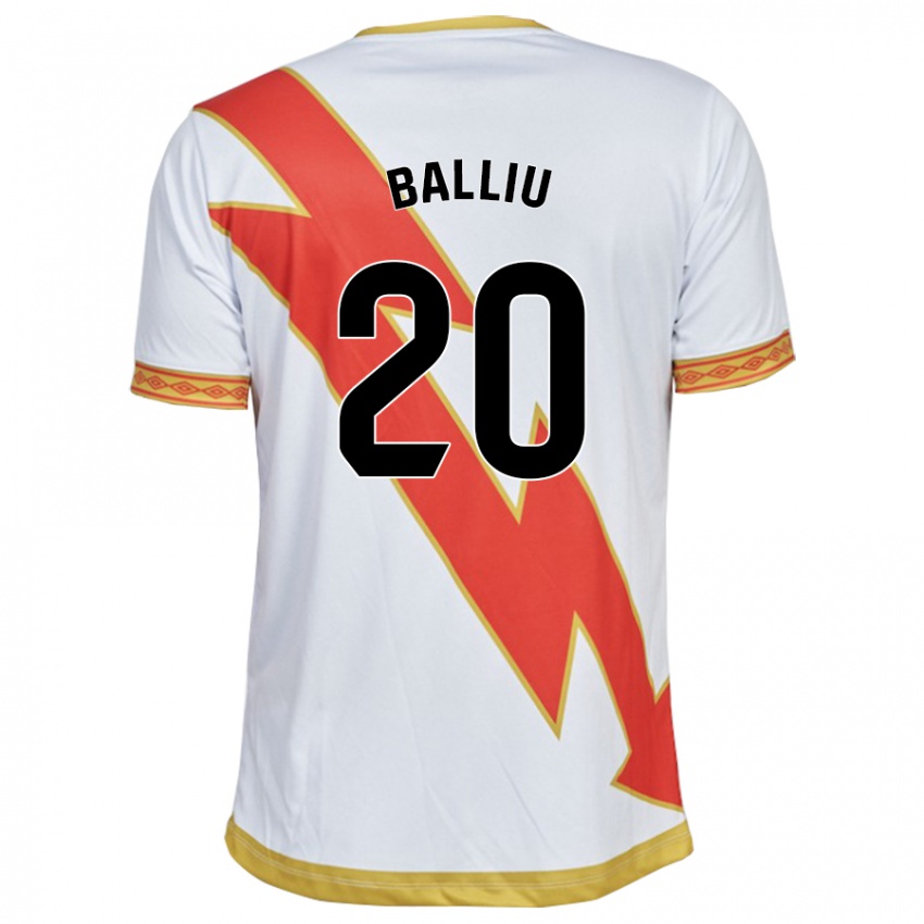 Niño Camiseta Iván Balliu #20 Blanco 1ª Equipación 2023/24 La Camisa México