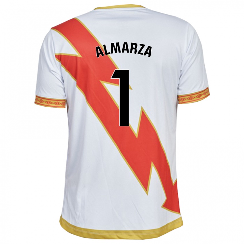 Niño Camiseta Ana Almarza Garrido #1 Blanco 1ª Equipación 2023/24 La Camisa México