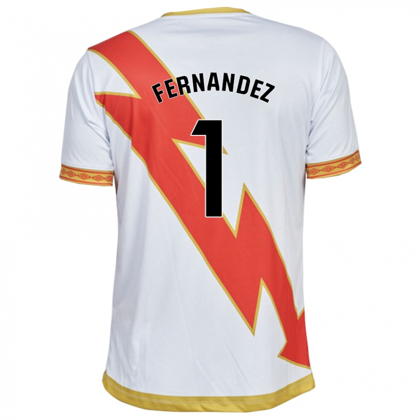 Niño Camiseta Nerea Fernández Santos #1 Blanco 1ª Equipación 2023/24 La Camisa México