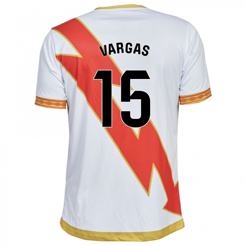 Niño Camiseta Rosario Vargas Sarasqueta #15 Blanco 1ª Equipación 2023/24 La Camisa México