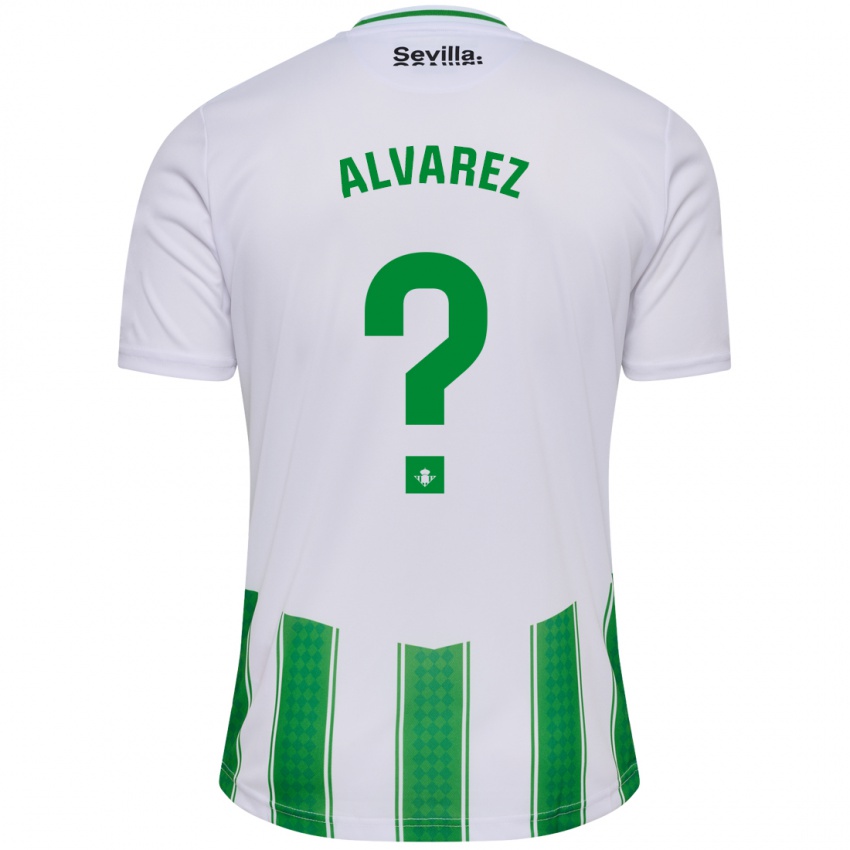 Niño Camiseta Marco Álvarez #0 Blanco 1ª Equipación 2023/24 La Camisa México
