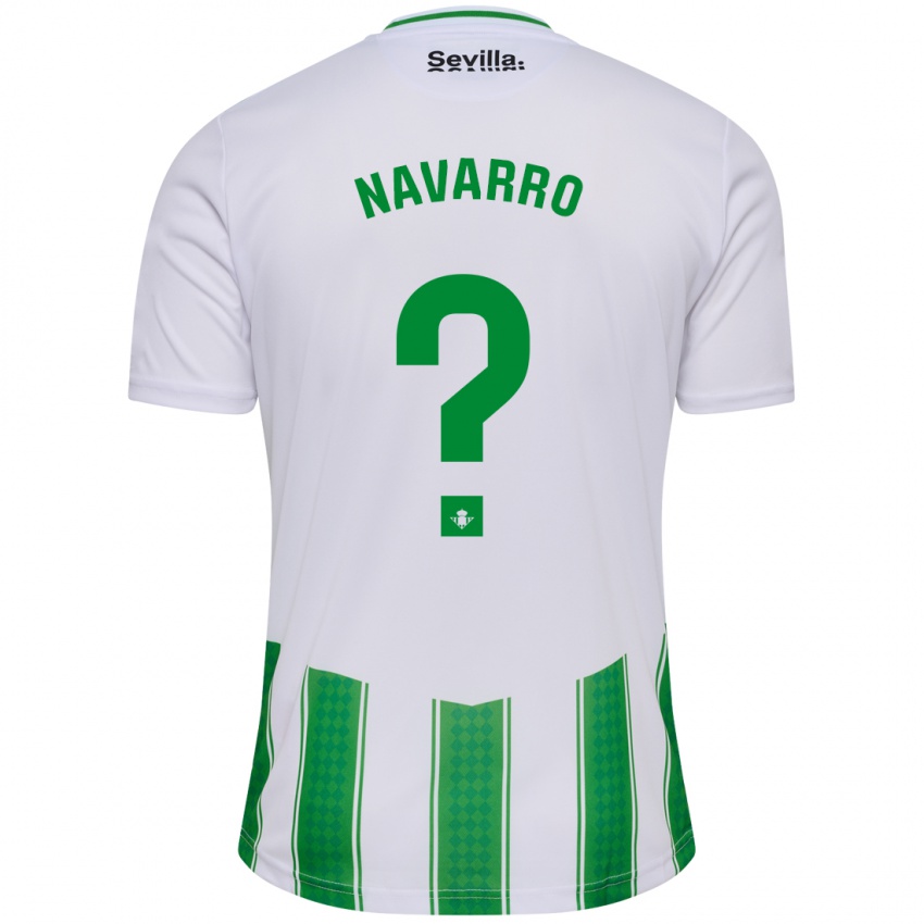 Niño Camiseta Mario Navarro #0 Blanco 1ª Equipación 2023/24 La Camisa México