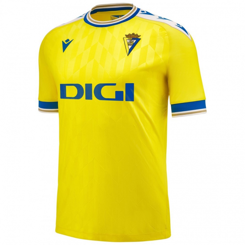 Niño Camiseta Sergi Guardiola #19 Amarillo 1ª Equipación 2023/24 La Camisa México