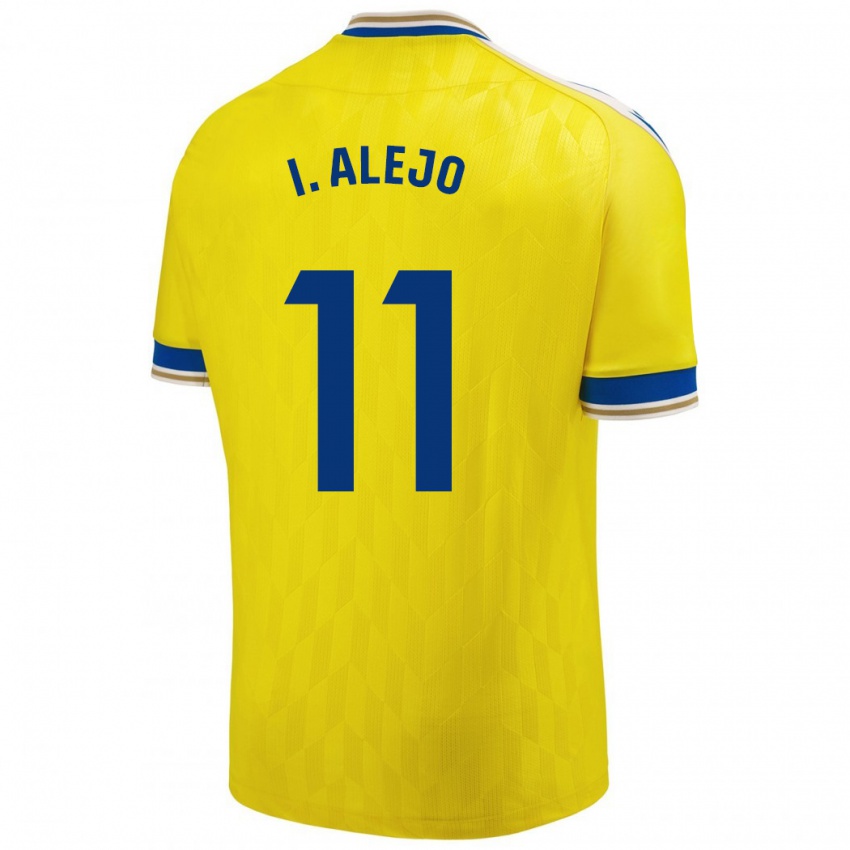 Niño Camiseta Iván Alejo #11 Amarillo 1ª Equipación 2023/24 La Camisa México