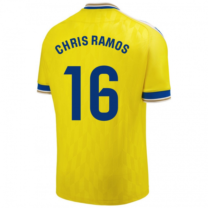 Niño Camiseta Chris Ramos #16 Amarillo 1ª Equipación 2023/24 La Camisa México