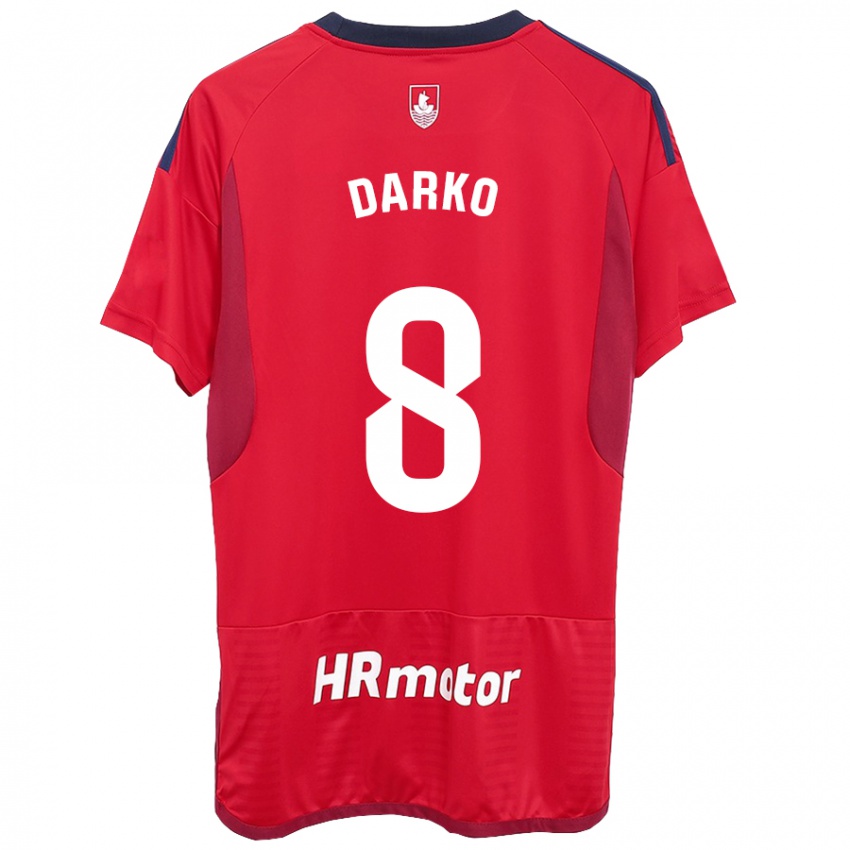 Niño Camiseta Darko Brasanac #8 Rojo 1ª Equipación 2023/24 La Camisa México