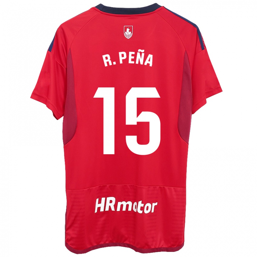 Niño Camiseta Rubén Peña #15 Rojo 1ª Equipación 2023/24 La Camisa México