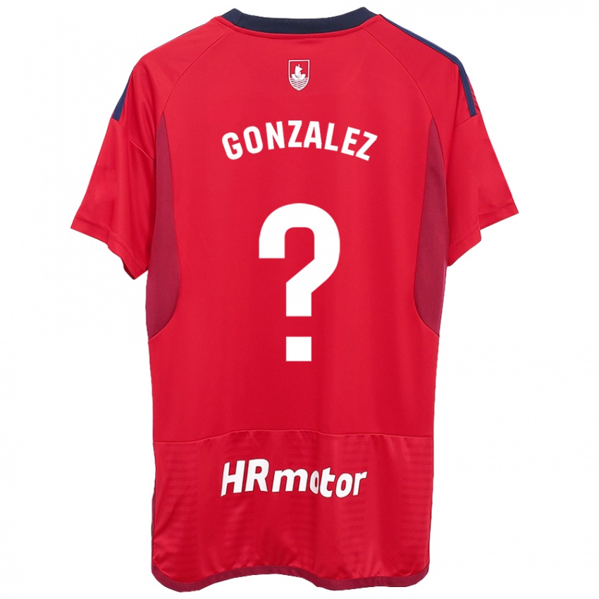 Niño Camiseta Iker González #0 Rojo 1ª Equipación 2023/24 La Camisa México