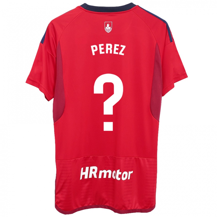 Niño Camiseta Bruno Perez #0 Rojo 1ª Equipación 2023/24 La Camisa México