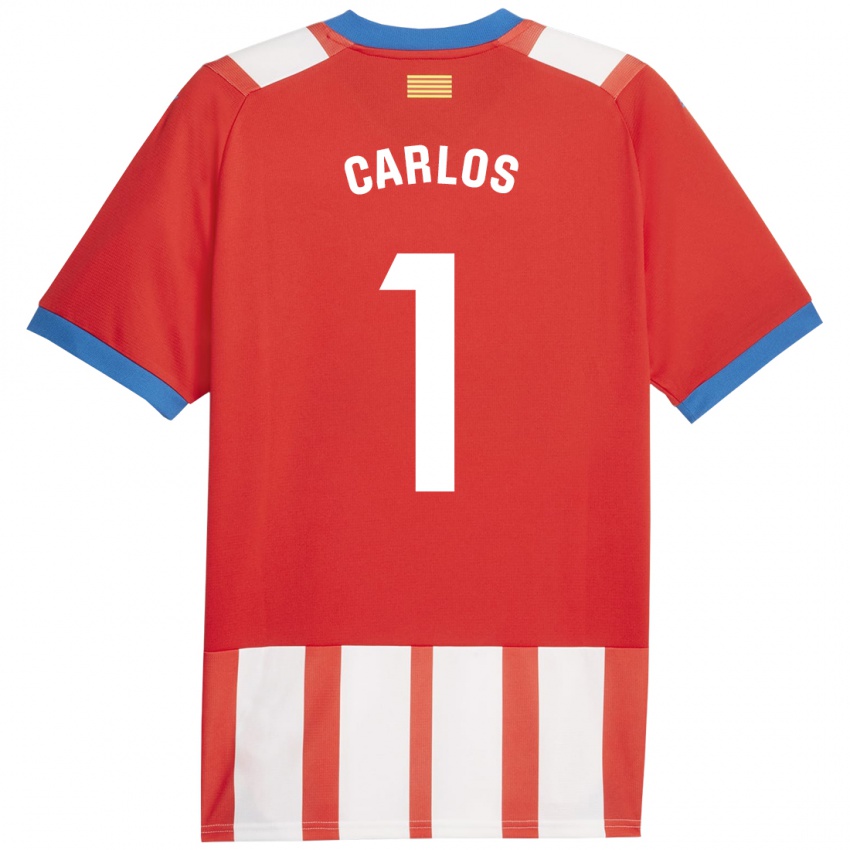 Niño Camiseta Juan Carlos #1 Rojo Blanco 1ª Equipación 2023/24 La Camisa México