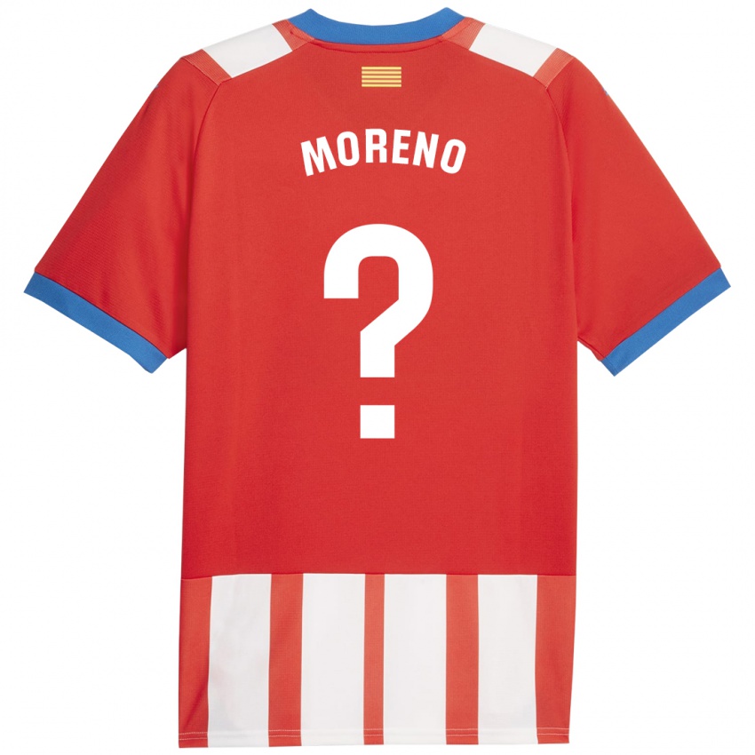 Niño Camiseta Gerard Moreno #0 Rojo Blanco 1ª Equipación 2023/24 La Camisa México