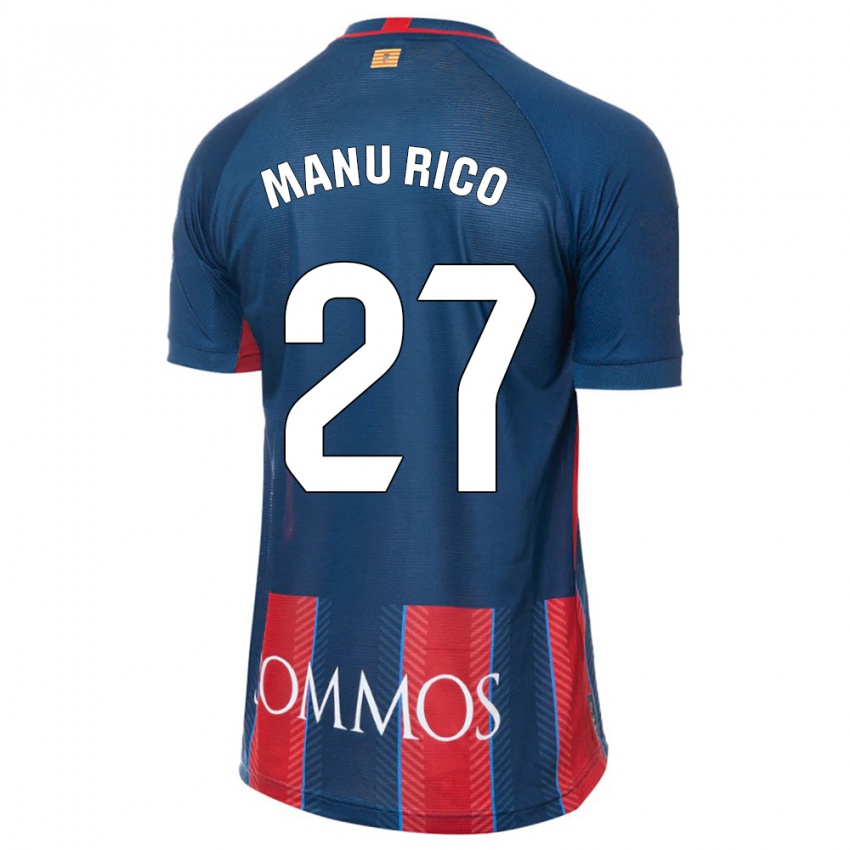 Niño Camiseta Manu Rico #27 Armada 1ª Equipación 2023/24 La Camisa México