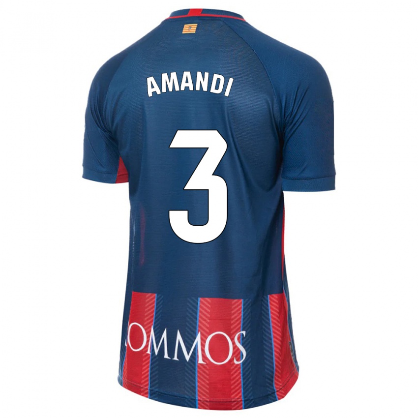 Niño Camiseta Iván Amandi #3 Armada 1ª Equipación 2023/24 La Camisa México