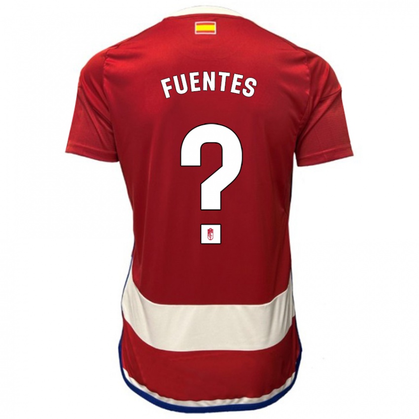 Niño Camiseta Alejandro Fuentes #0 Rojo 1ª Equipación 2023/24 La Camisa México