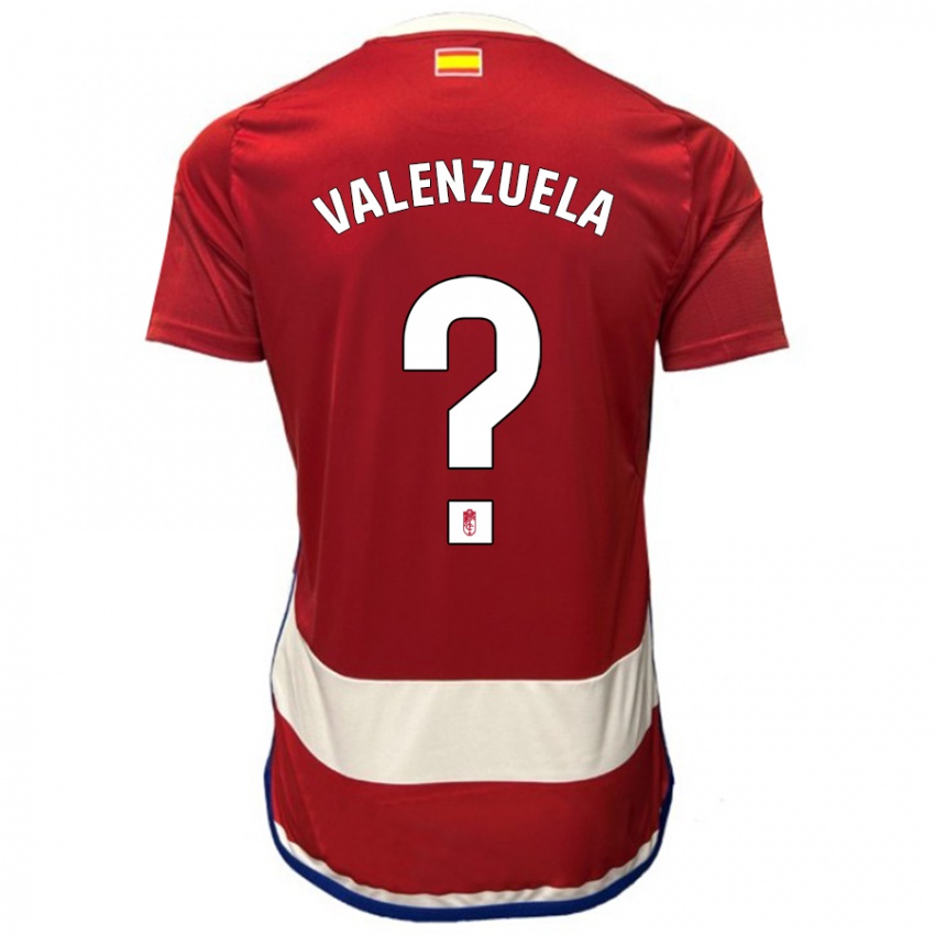 Niño Camiseta Adrián Valenzuela #0 Rojo 1ª Equipación 2023/24 La Camisa México