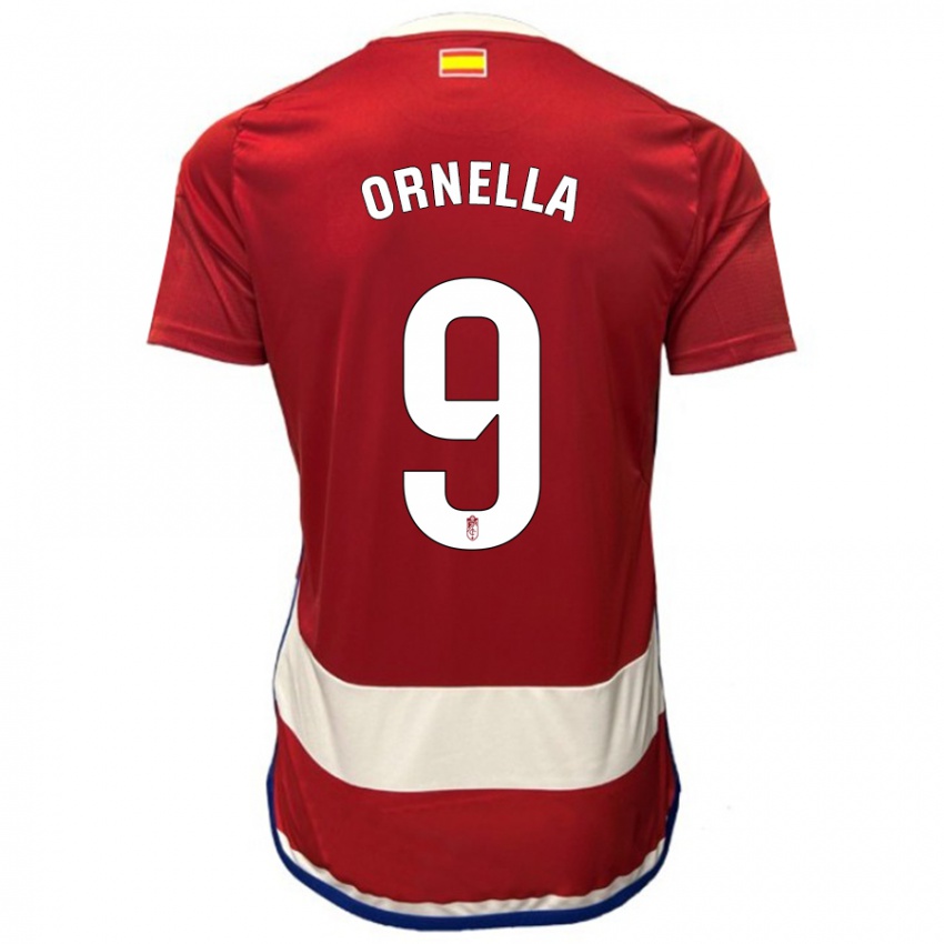 Niño Camiseta Ornella María Vignola Cabot #9 Rojo 1ª Equipación 2023/24 La Camisa México