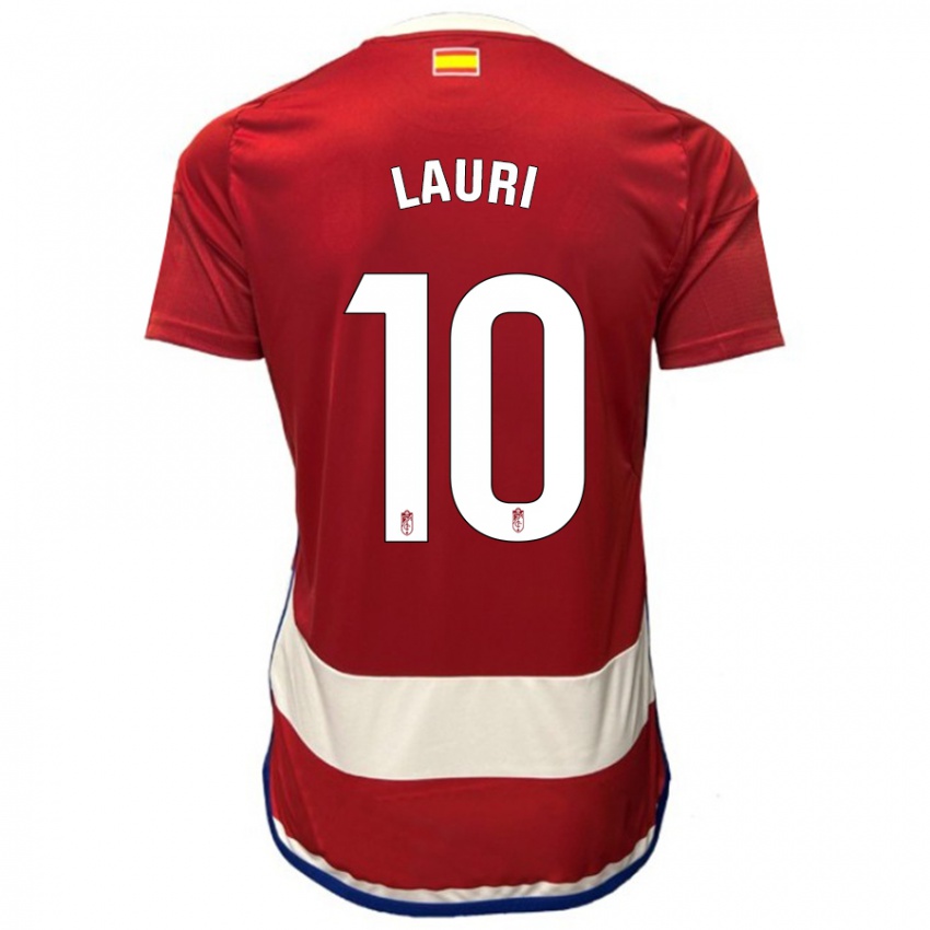 Niño Camiseta Lauri #10 Rojo 1ª Equipación 2023/24 La Camisa México