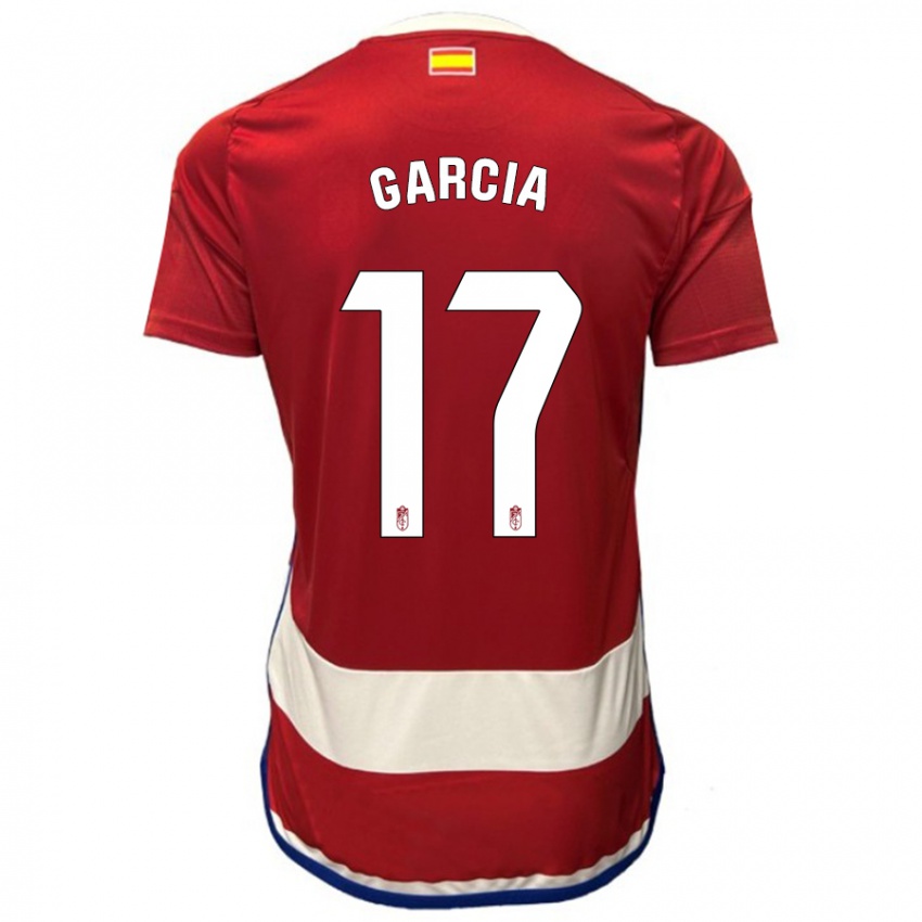 Niño Camiseta Naima García #17 Rojo 1ª Equipación 2023/24 La Camisa México